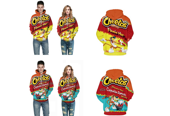 flaming hot cheetos moletom com capuz