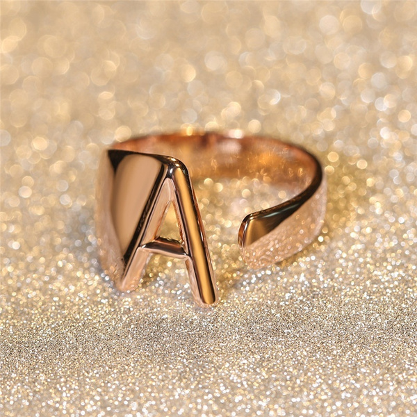 Personalized Initial Ring, Letter Ring, Initial Ring, Initial Signet Ring,  Monogram Ring, Gold Initial Ring, Men Signet Ring, Initial S Ring - Etsy |  Gold initial ring, Silver initial ring, Personalized initial ring
