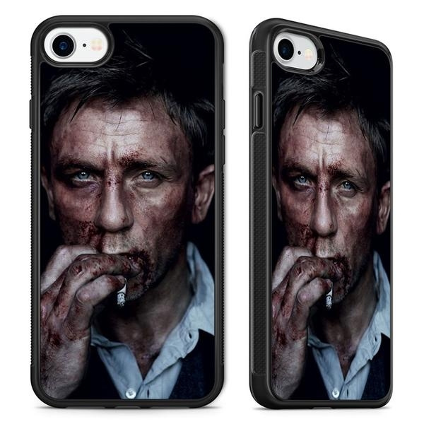 Daniel Craig James Bond Smoking cell mobile phone case for iphone 7 8 plus 6 6s plus SE 5 5S x xs max 11 pro max Samsung galaxy S4 S5 S6 S7 edge S8 S9