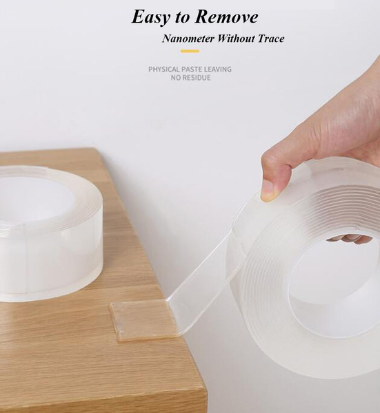 Magic Nano Double Sided Tape Fashion Tape Double Sided Heavy Duty Double Sided Tape Rug Adhesive Tape Mounting Carpet Tape For Kitchen Office Home Including 3 28 9 8 16 5 Ft Heavy Duty Wish