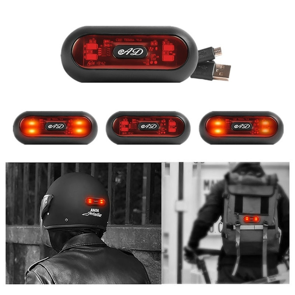 motorcycle helmet safety light