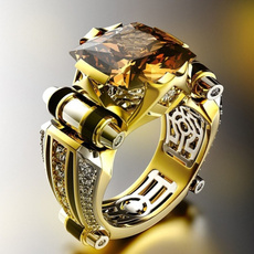 Master original classic men's multi-element classic colorful gemstone ring like to join your shopping cart