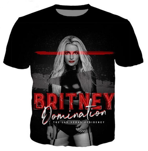 Singer Britney Spears 3D Print T-Shirt Women//Men‘s Casual Short Sleeve Tops
