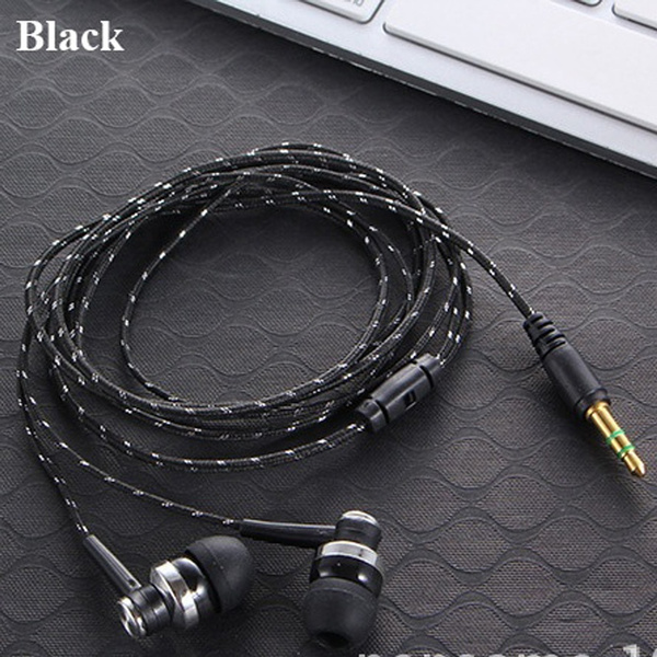 Braided earphones best sale with mic