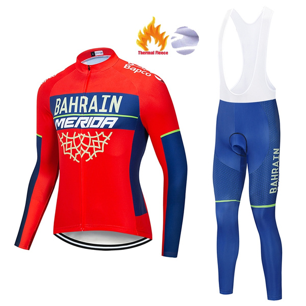 Merida Winter Thermal Fleece abbigliamento ciclismo invernale Wear Bike  cycling Jersey 2019 Cycling Sets Long Sleeve Men's long pants | Wish