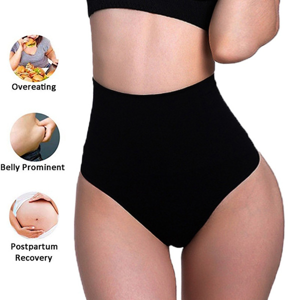Seamless High Waist G-String Hips Body Shapers Ladies Thong Underwear Waist  Trainer Postpartum Tummy Shapewear abdomen corset