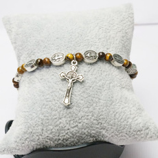 braceletpierrenaturelle, Beaded Bracelets, Jewelry, catholicjewelry