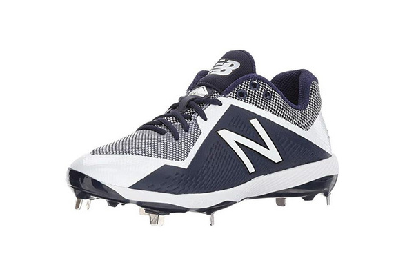 new balance men's 44 v4 metal synthetic baseball cleats