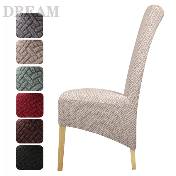 High Back Chair Covers For Dining Room, Dining Room Chair Covers For Tall Chairs