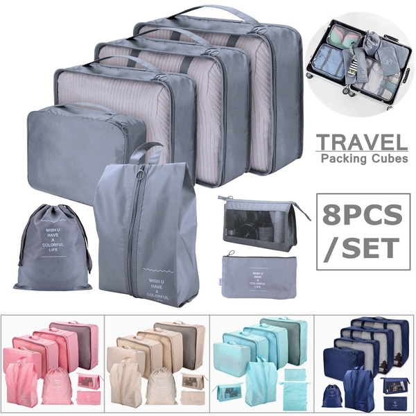 8 pieces Waterproof Travel Bags