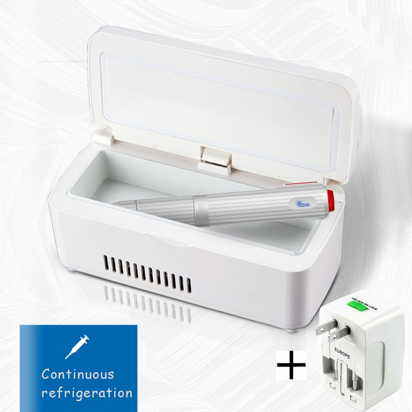 LCD Mini Fridge Cooler 7800mAh Portable Refrigerator Storage Box Medicine  Case