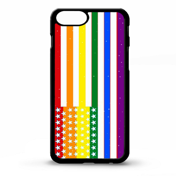 Usa Rainbow Flag Gay Pride Lgbtq American Stars And Stripes Cover Case Cover For Iphone 11 10 X 8 7 6 For Samsung Galaxy S10e S10 S9 S8 For Huawei Case Cover Wish
