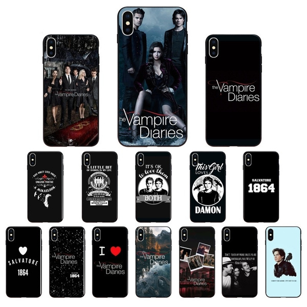 The Vampire Diaries TPU Black Phone Case For iphone 11 pRO 6s 8 7 plus Case  For Samsung S8 9 10 Note 8 iPhone Xs Xr Couqe HuaWei P30 Cover