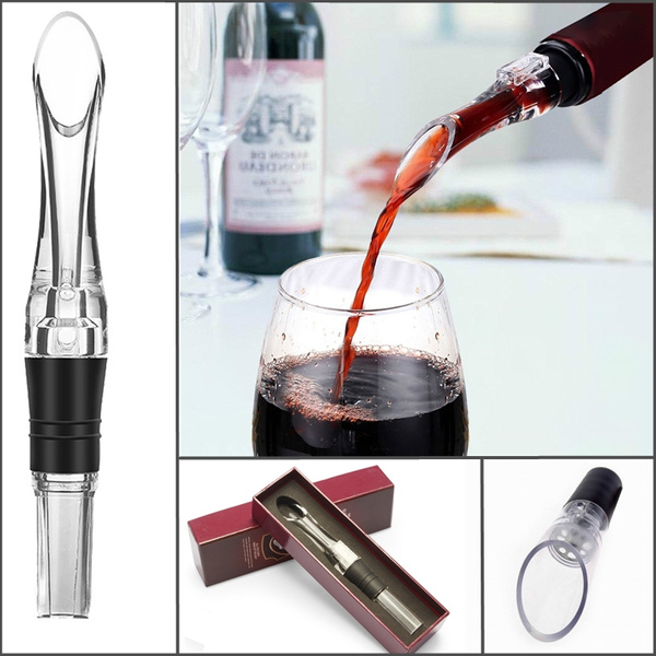 3 Choices Dining Bar Tools Professional Red Wine Aerating Pourer Spout ...