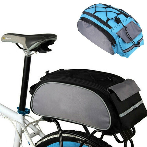 Bicycle Seat Rear Bag Waterproof Bike Pannier Rack Shoulder Cycling