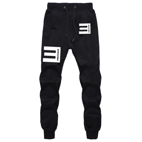 Fashionable new clothing jogging pants 3D printing Eminem men's clothing  women's casual trousers hot sale men's black leggings