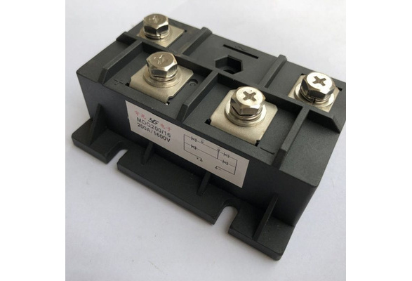 Nxtop Bridge Rectifier MDQ-200A 200A 1600V Full Wave Diode Module Single Phase Nxtop Bridge Rectifier MDQ-200A 200A 1600V Full Wave Diode Module Single Phase