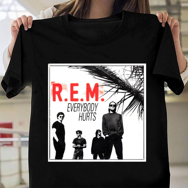 Fashion T-SHIRT R.E.M. Everyboby hurts men graphic T Shirt （S-5XL