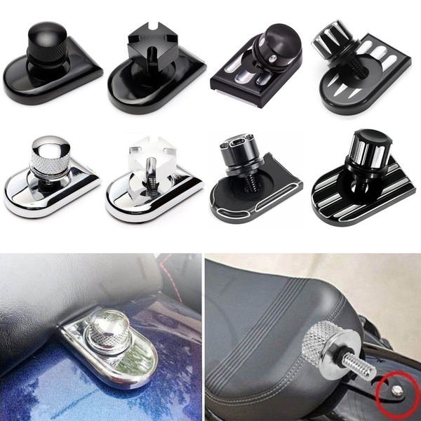 Rear Seat Bolt Fender Screw Knob Tab Cover For Harley Touring Road Rear Seat Bolt Fender Screw Knob Tab Cover For Harley Touring Road