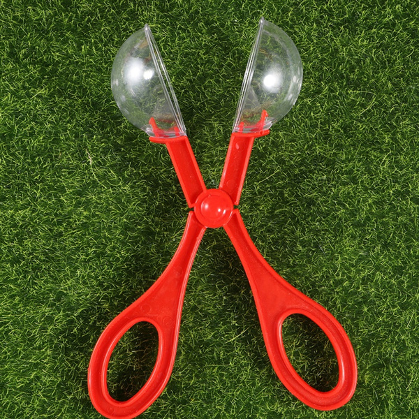 4/6/8pcs Plastic Bug Catcher Scissors Insects Catch Handy Scoopers Scissors  Toys Clamp for Kids Children Toddler