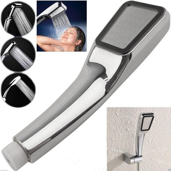 NEW High Turbo Pressure Shower Head Bathroom Powerful Energy Water ...