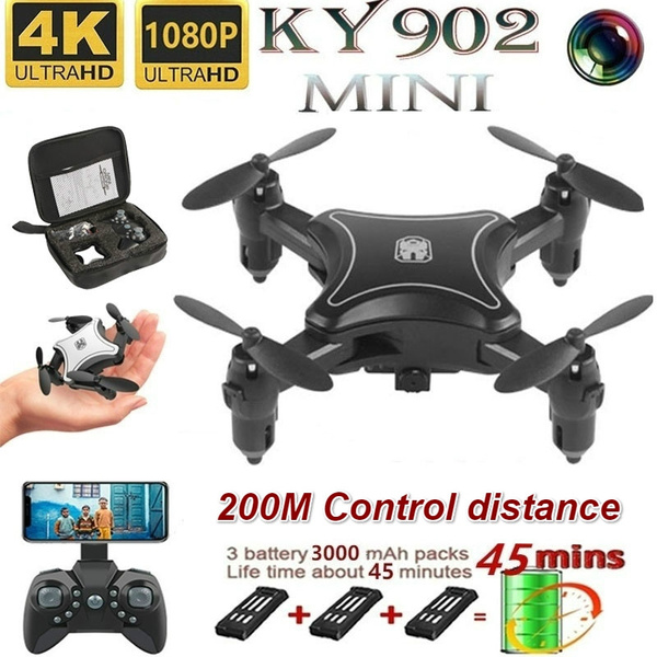 KY902 Mini Drone with 4K Camera Drones Quadcopter One-Key FPV Follow Me RC Helicopter Quadrocopter Toys | Wish