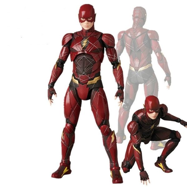 New DC Justice League Super Hero MAFEX The Flash 058 Action