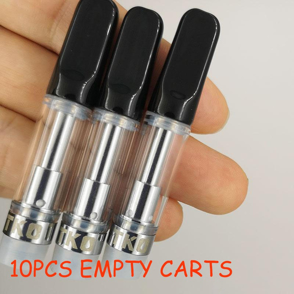 10pcs TKO Extracts TKO Sauce Vape Cartridges 0.8/1ml Ceramic Coil Empty