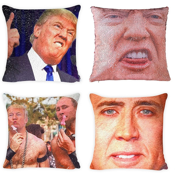 Nicolas cage outlet changing pillow