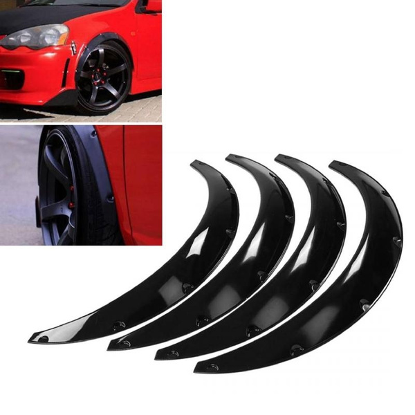 4Pcs/Set Universal Flexible Car Flares Extra Wide Body Wheel Arches | Wish