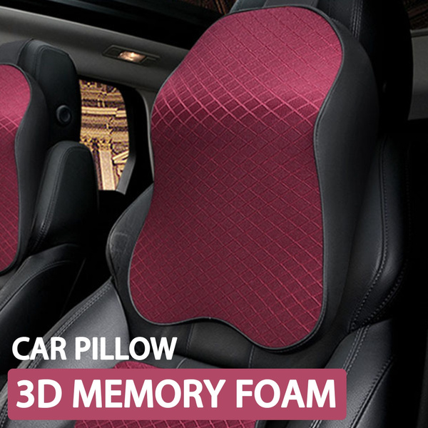 memory foam headrest car pillow