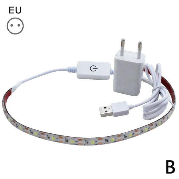 Natural White with 3M Adhesive Tape JVJ Sewing Machine 30cm LED Light Strip Lighting kit and 2M USB Cord Cold White 6500K with Touch Dimmer with Machine Needle Size:9,11,14,18 
