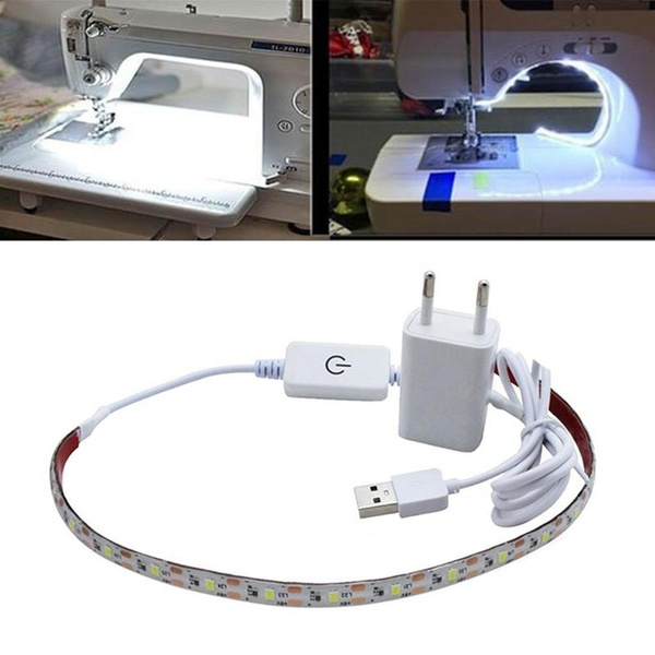 5V 30CM Sewing Machine LED Houkiper 5V 30CM Light Strip Lighting kit with Touch Dimmer and USB Power Fits All Sewing Machines Cool White 