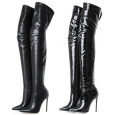 Knee High Boots, Womens Boots, Leather Boots, Winter