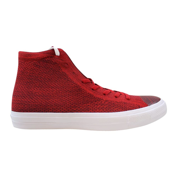 converse flyknit high top red