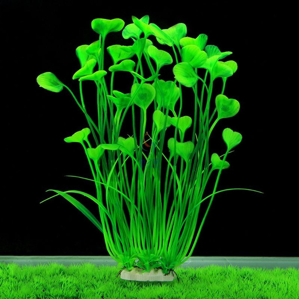 Artificial Plastic Plants Tall Aquarium Decor Safe Fish Tank Decoration  Ornament TBU