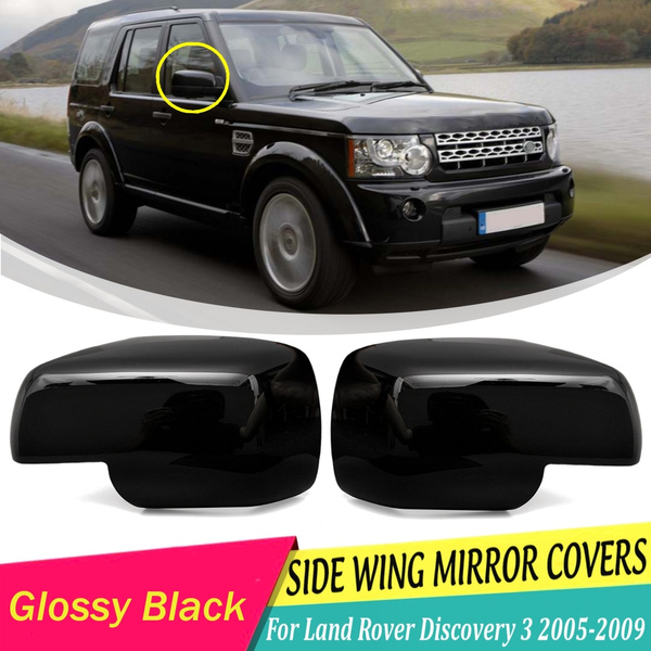 04-09 Chrome Upper Wing Mirror Covers-VUB503880MMM Land Rover Discovery 3
