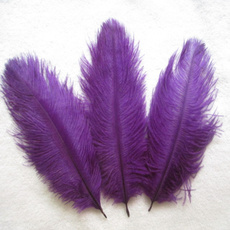 Beautiful, purple, ostrichfeather, Party Supplies