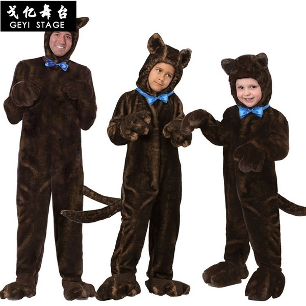 new Animals black dog Costumes Superman Classic cosplay costume halloween  for KIds Boys adult Clothes Onesie Jumpsuit Suit