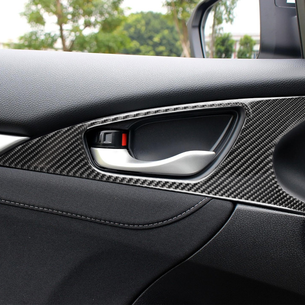 honda civic carbon fiber door handles