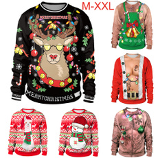 Funny, Fashion, Christmas, pullover sweater