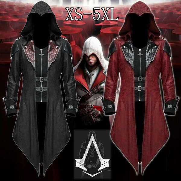 assassin's creed red and black jacket