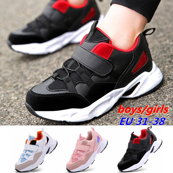Boys Girls Running Shoes Kids Athletic Sneakers Casual Sports Breathable Shoes 