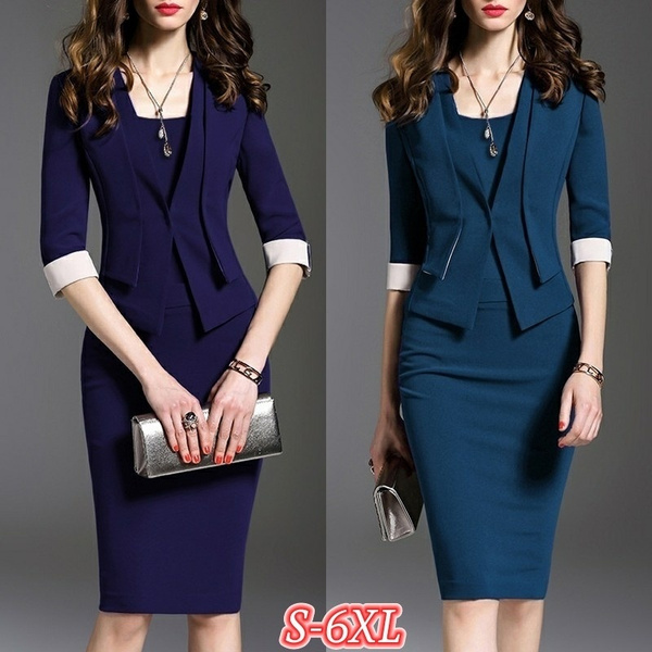 Featured image of post Knee Length Ladies Office Dresses : Knee length dresses for women.