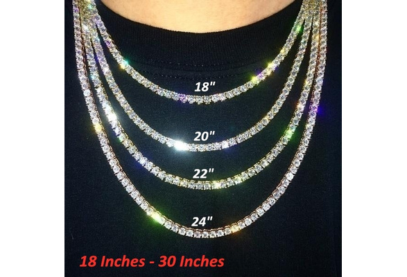 18 Inches -30 Inches Gorgeous Mens Gold 
