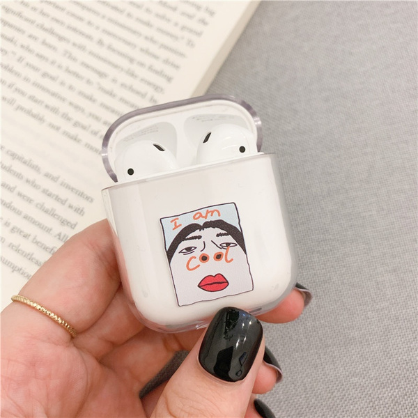 Funny Nostril for Airpods Case Cartoon Dinosaur Transparent Hard Cases for Air  Pods Case Bluetooth Earphone Charging Box | Wish