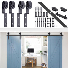 Steel, Wood, Door, bypassslidingbarnhardware