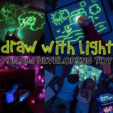 Toy, fluorescentwritingboard, lights, educationaltoysforkid