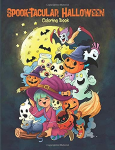 spooktacularhalloweencoloringbook, Women, halloweencoloringbook, Halloween