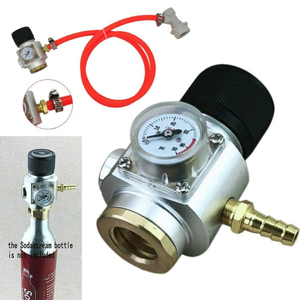 Sodastream CO2 Mini Gas Regulator Gas Line Corny Cornelius Keg Charger Ball Lock 